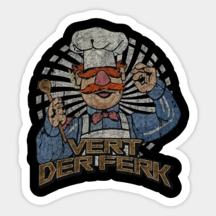 cheff - (Art Drawing Vintage) Sticker